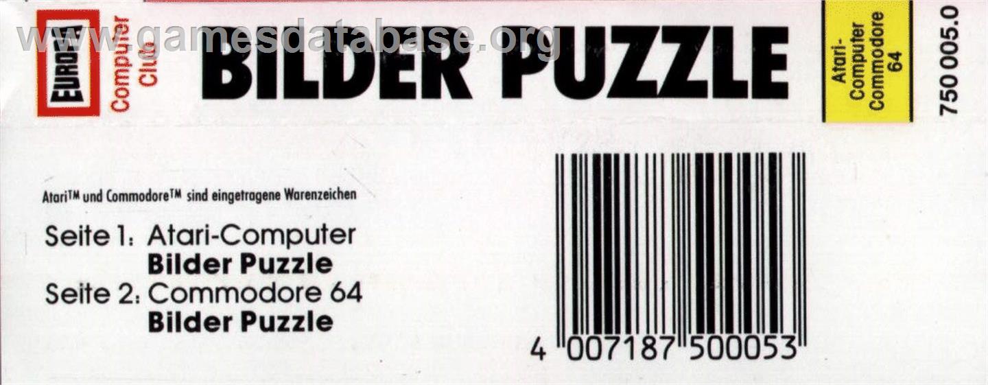 Bilder Puzzle - Commodore 64 - Artwork - Box Back
