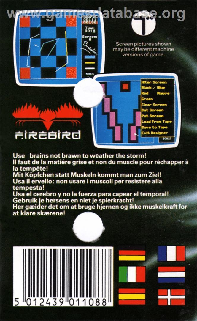Brainstorm! (Loadstar) - Commodore 64 - Artwork - Box Back