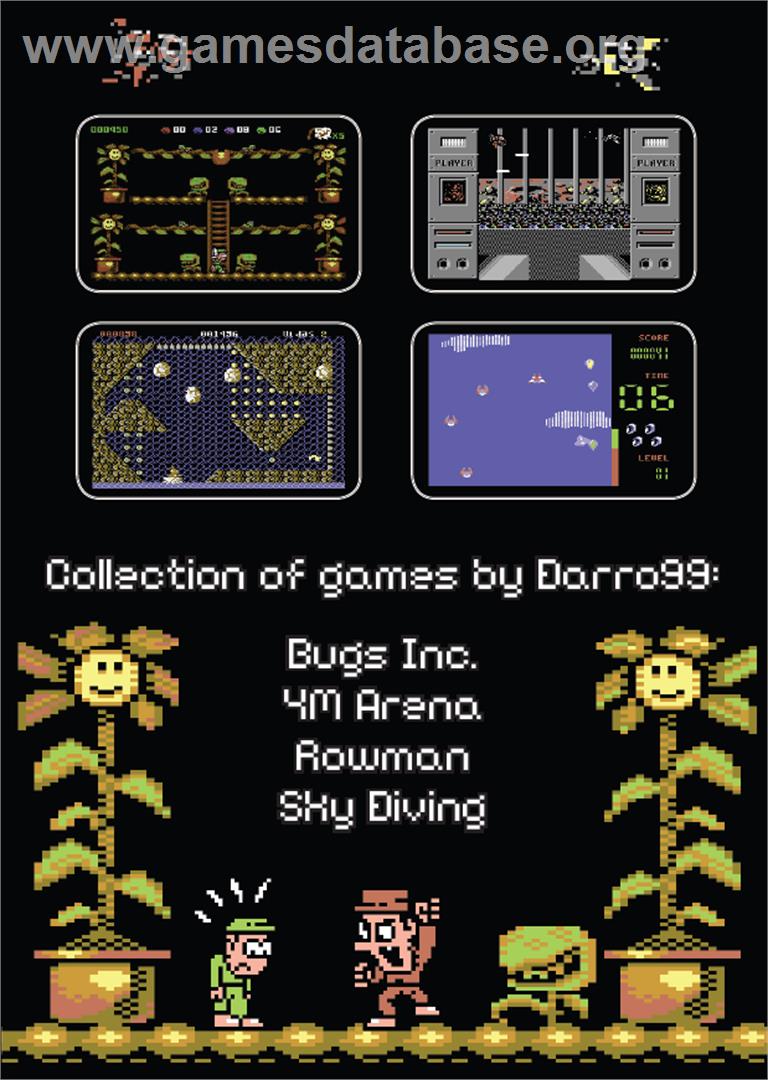 Bugs Inc. - Commodore 64 - Artwork - Box Back