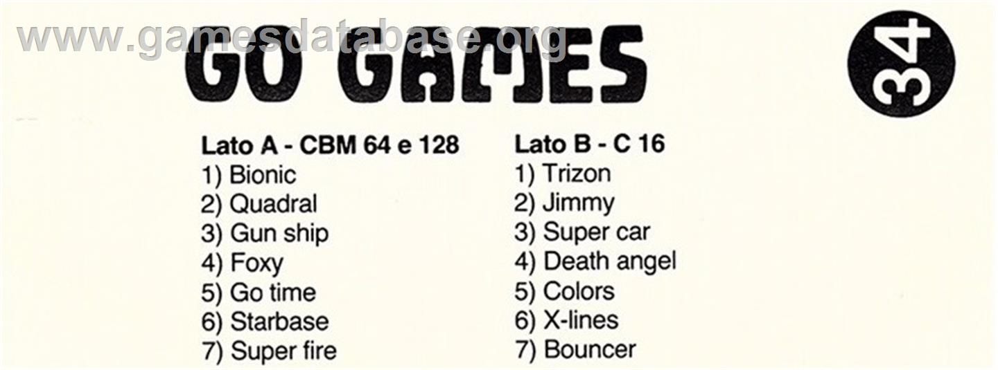 Cargo - Commodore 64 - Artwork - Box Back
