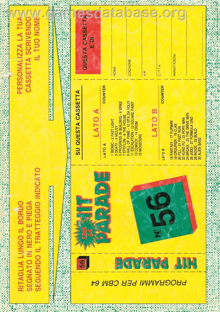 Casino Simulator - Commodore 64 - Artwork - Box Back