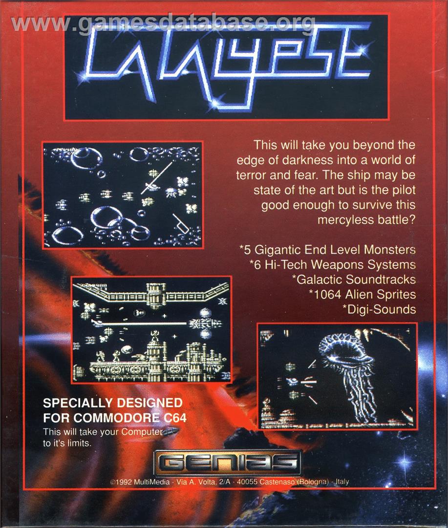 Catalypse - Commodore 64 - Artwork - Box Back