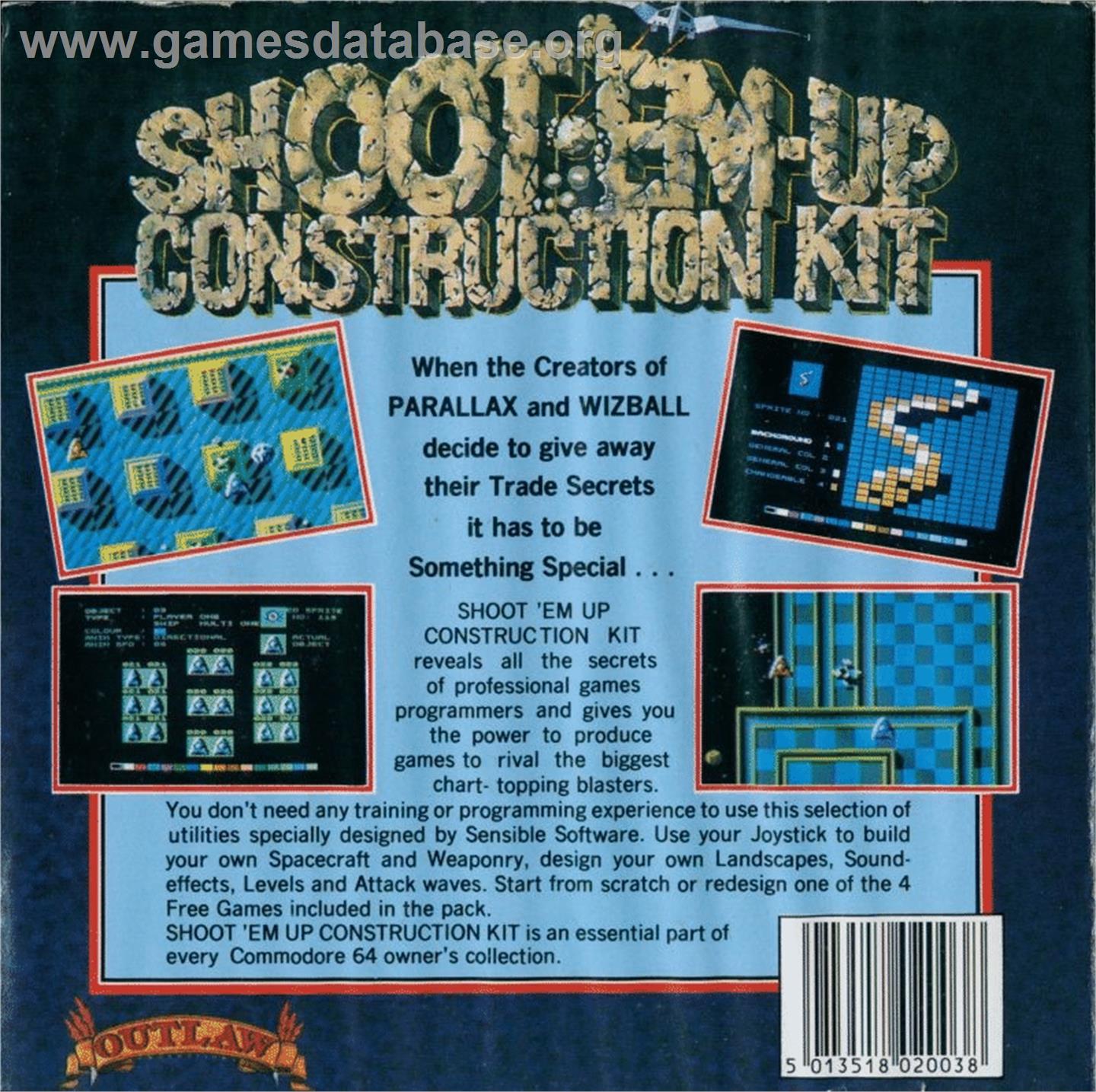 Celebrity Squares - Commodore 64 - Artwork - Box Back
