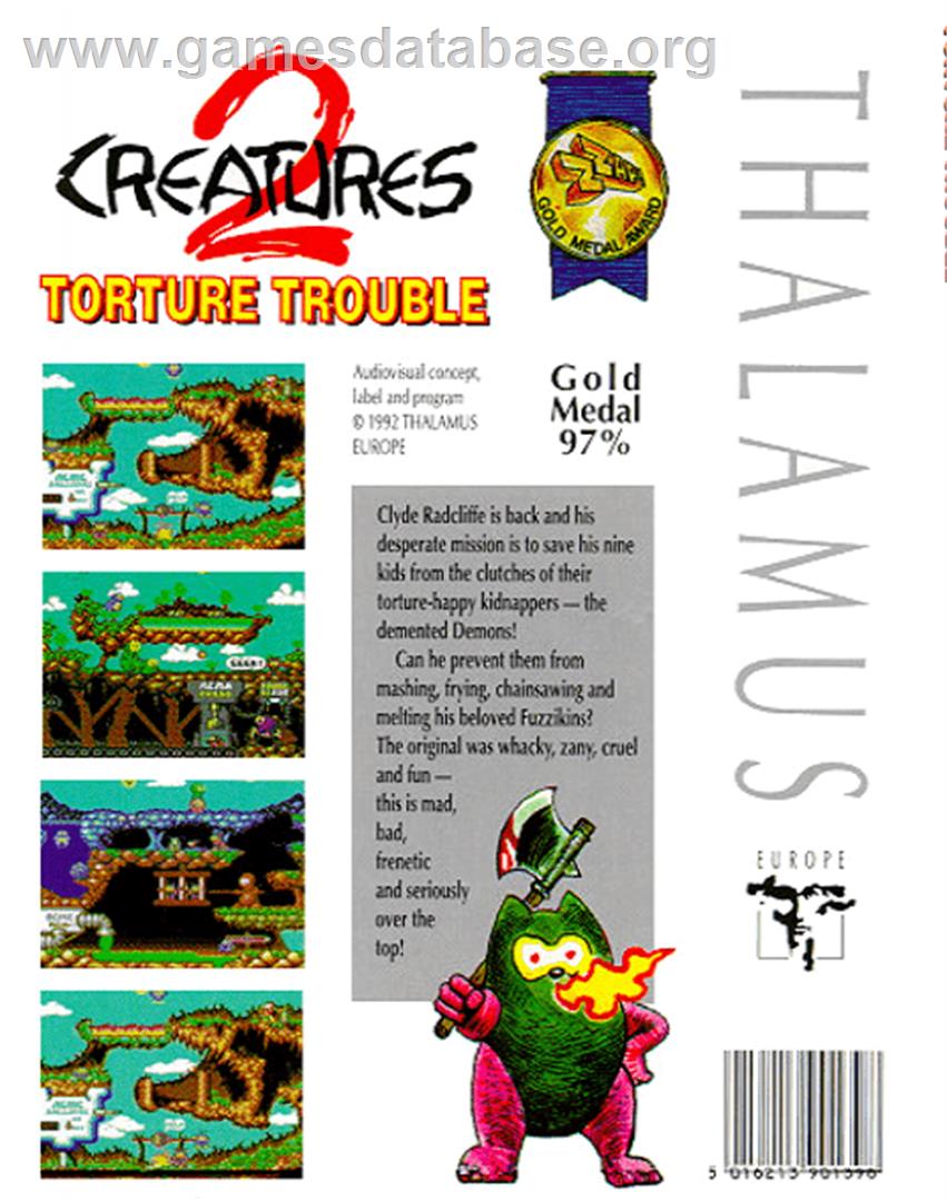 Creatures 2: Torture Trouble - Commodore 64 - Artwork - Box Back