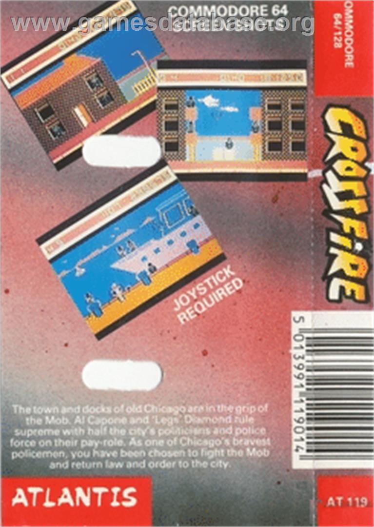 Crossfire (Markt & Technik) - Commodore 64 - Artwork - Box Back