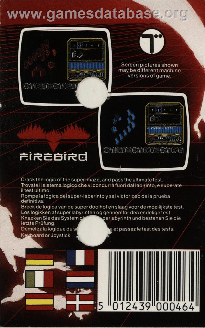 Cylu - Commodore 64 - Artwork - Box Back