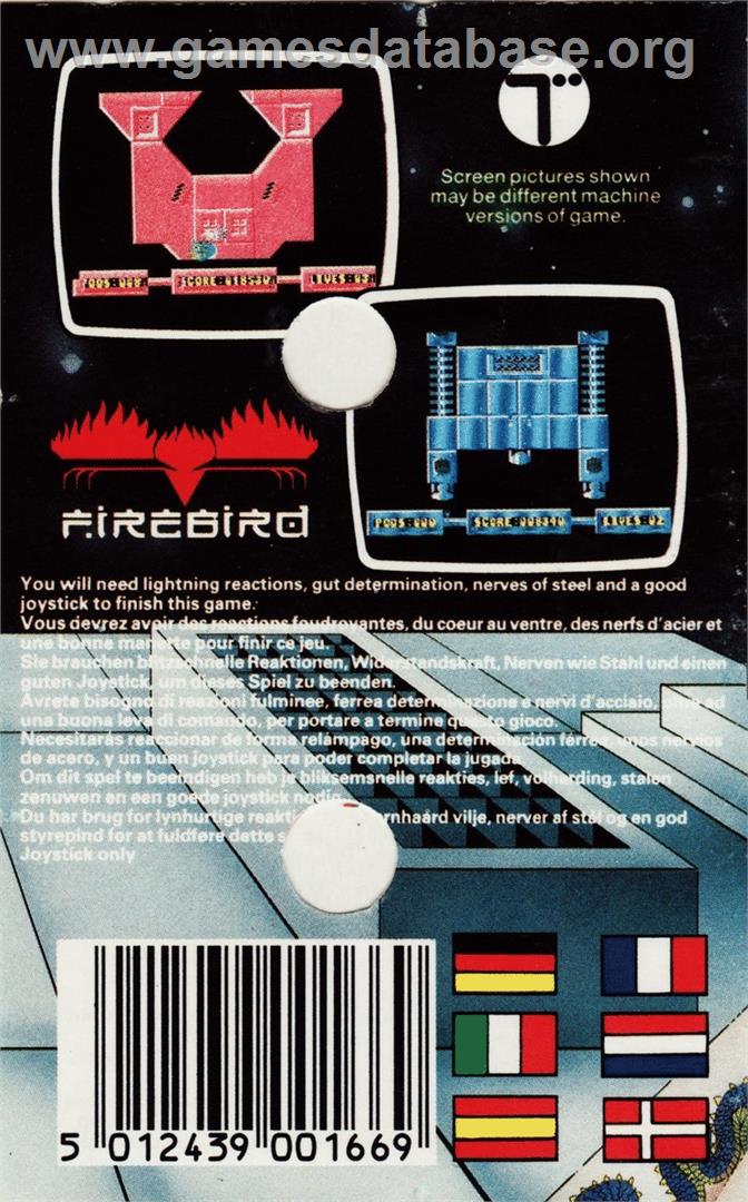Denarius - Commodore 64 - Artwork - Box Back