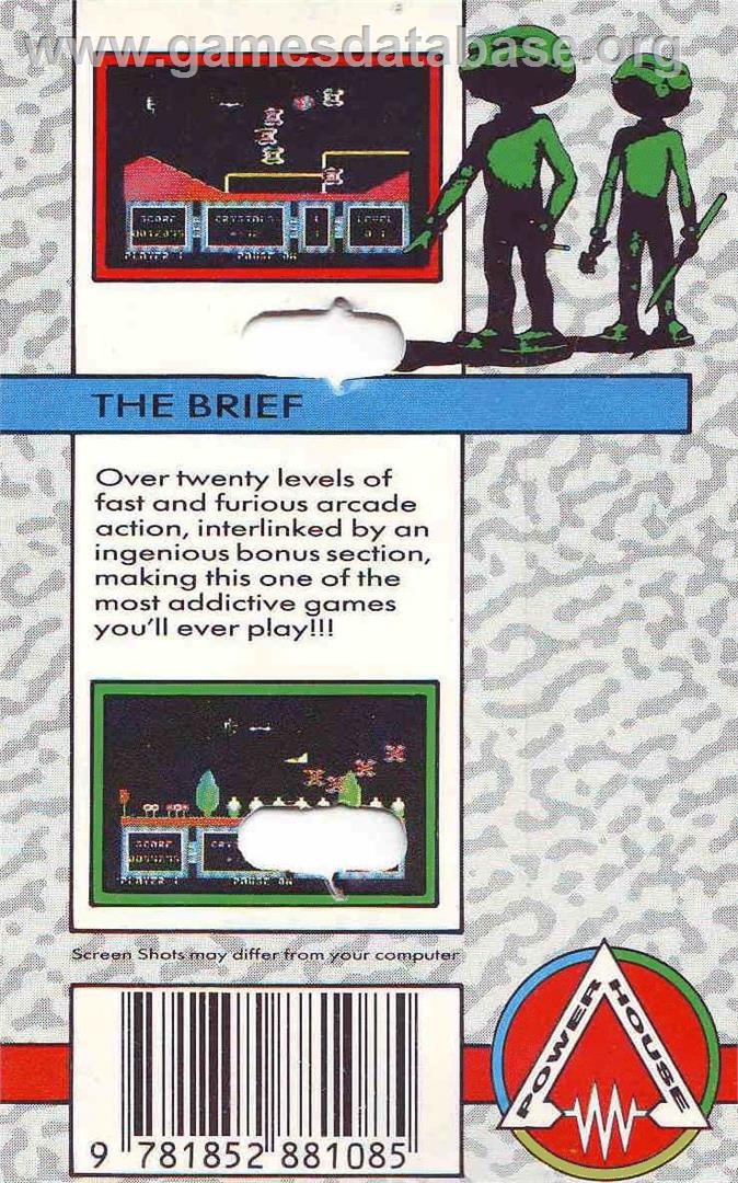 Destruct - Commodore 64 - Artwork - Box Back