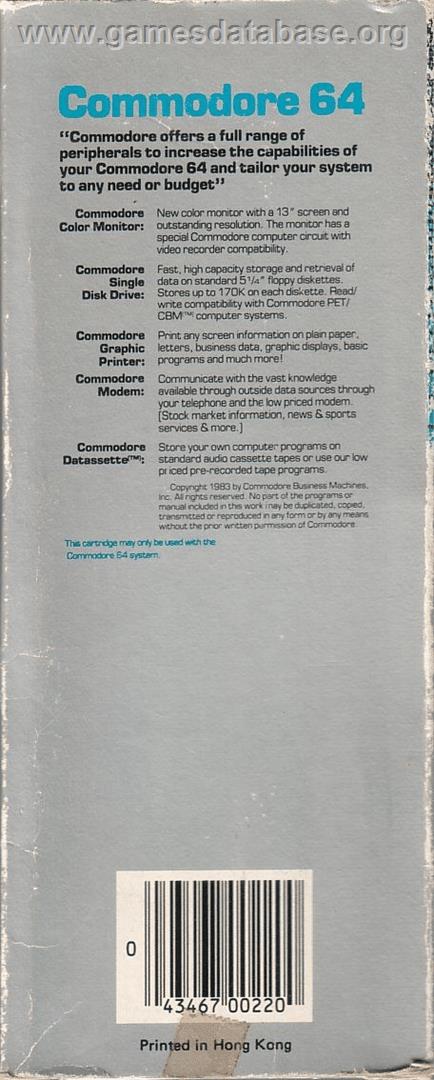 Dragon's Den (Compute!) - Commodore 64 - Artwork - Box Back
