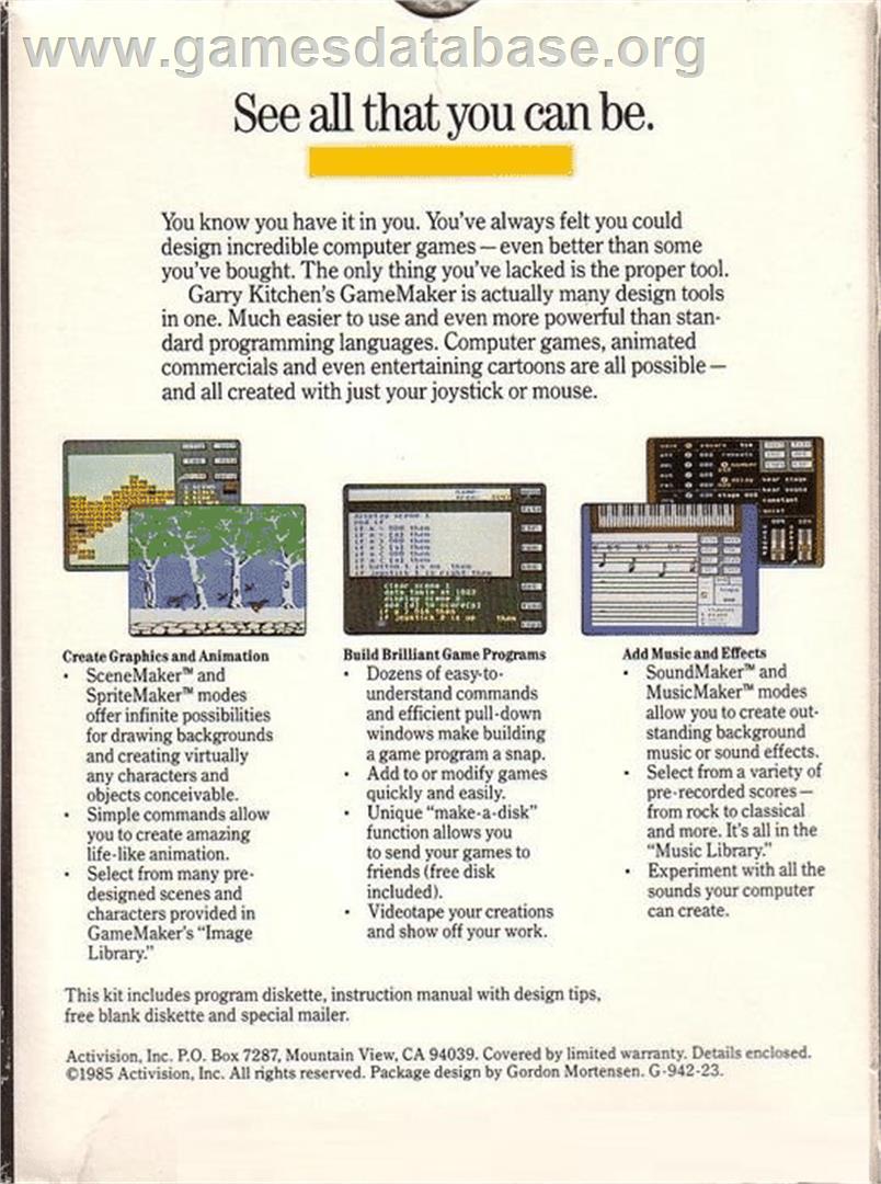 Draw Poker (John Almon) - Commodore 64 - Artwork - Box Back