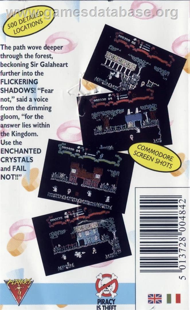 Firelord - Commodore 64 - Artwork - Box Back