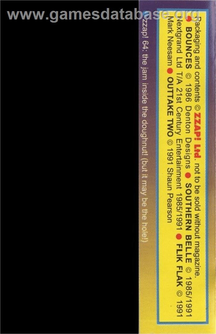 Flik Flak - Commodore 64 - Artwork - Box Back