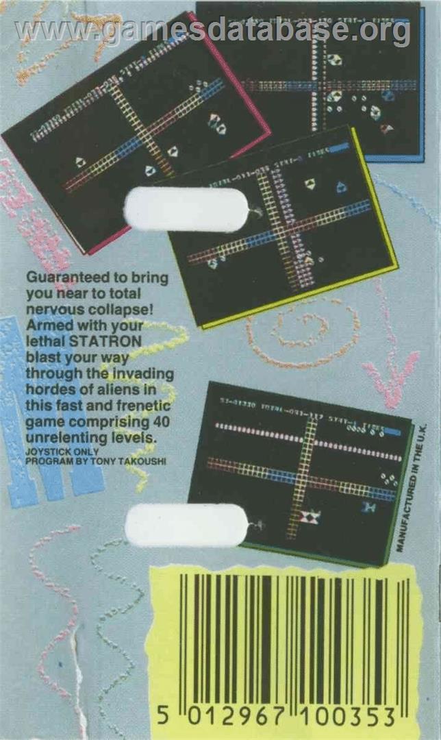 Frenesis - Commodore 64 - Artwork - Box Back