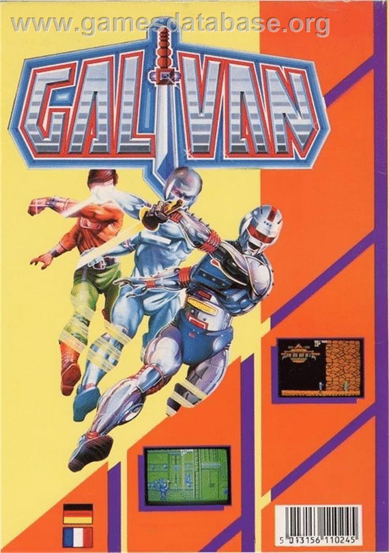 Galivan - Commodore 64 - Artwork - Box Back