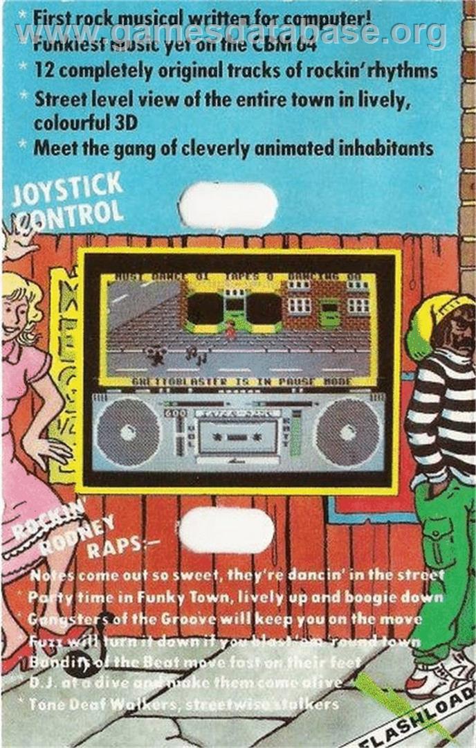 Ghetto Blaster - Commodore 64 - Artwork - Box Back