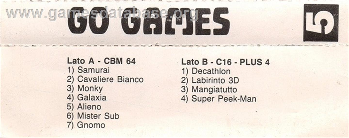Gnome - Commodore 64 - Artwork - Box Back