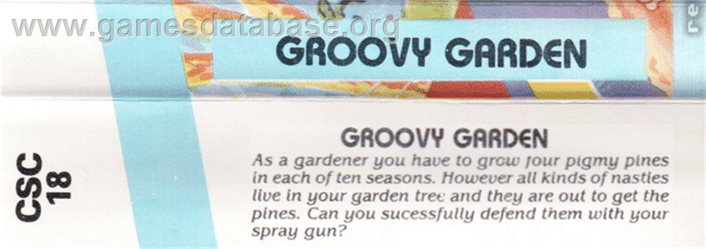 Groovy Garden - Commodore 64 - Artwork - Box Back