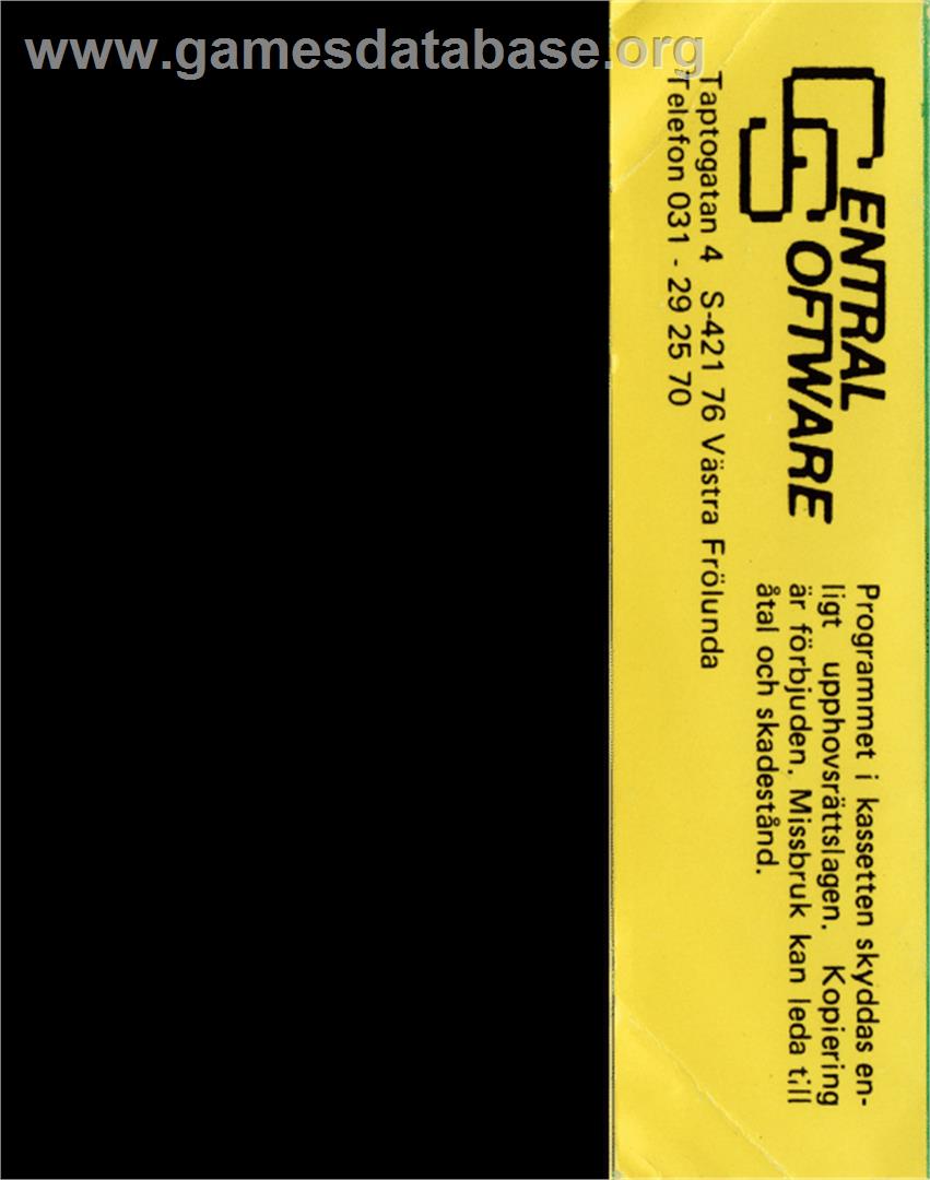 Guardian - Commodore 64 - Artwork - Box Back