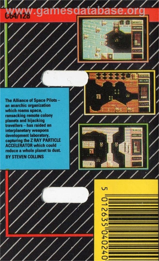 Herobotix - Commodore 64 - Artwork - Box Back