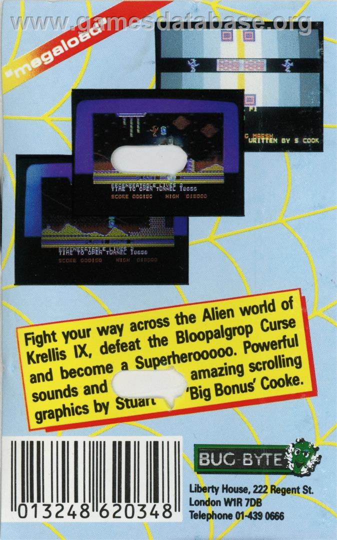 Hoodoo Voodoo - Commodore 64 - Artwork - Box Back