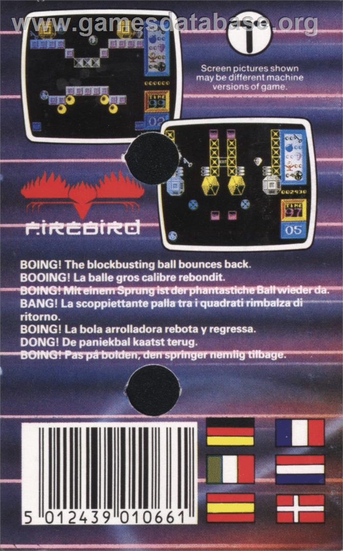 I Ball 2 - Commodore 64 - Artwork - Box Back