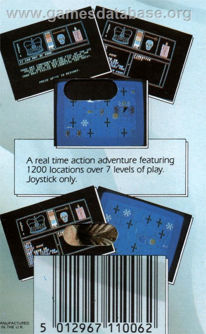 Ice Palace (Creative Sparks) - Commodore 64 - Artwork - Box Back