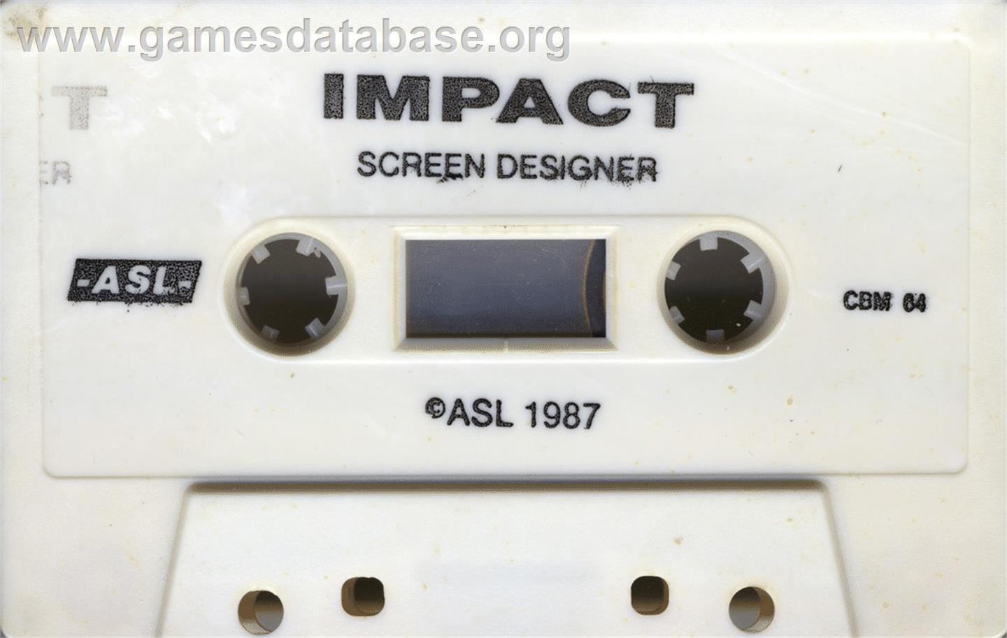 Impact - Commodore 64 - Artwork - Box Back