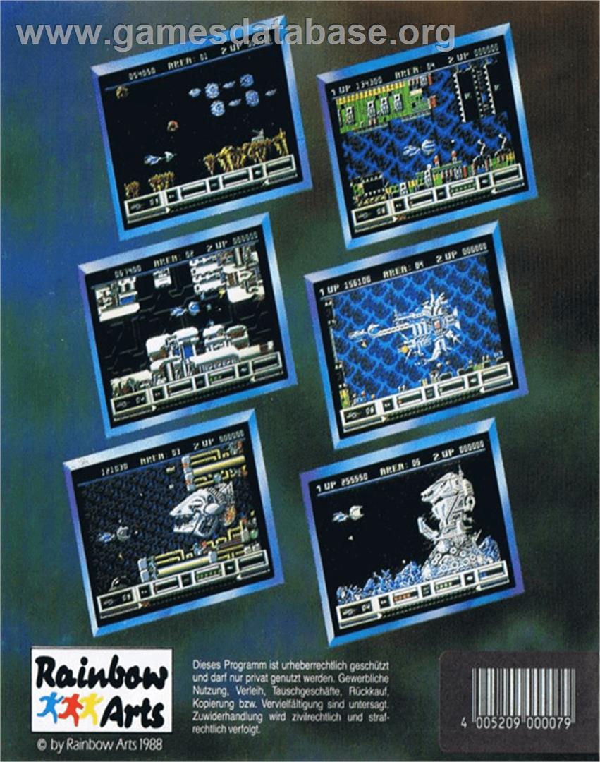 Katakis - Commodore 64 - Artwork - Box Back
