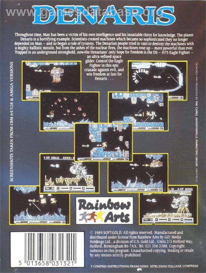 Katakis - Commodore 64 - Artwork - Box Back