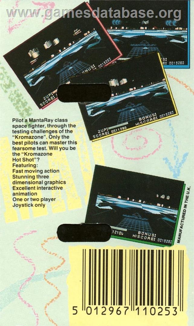 Kromazone - Commodore 64 - Artwork - Box Back
