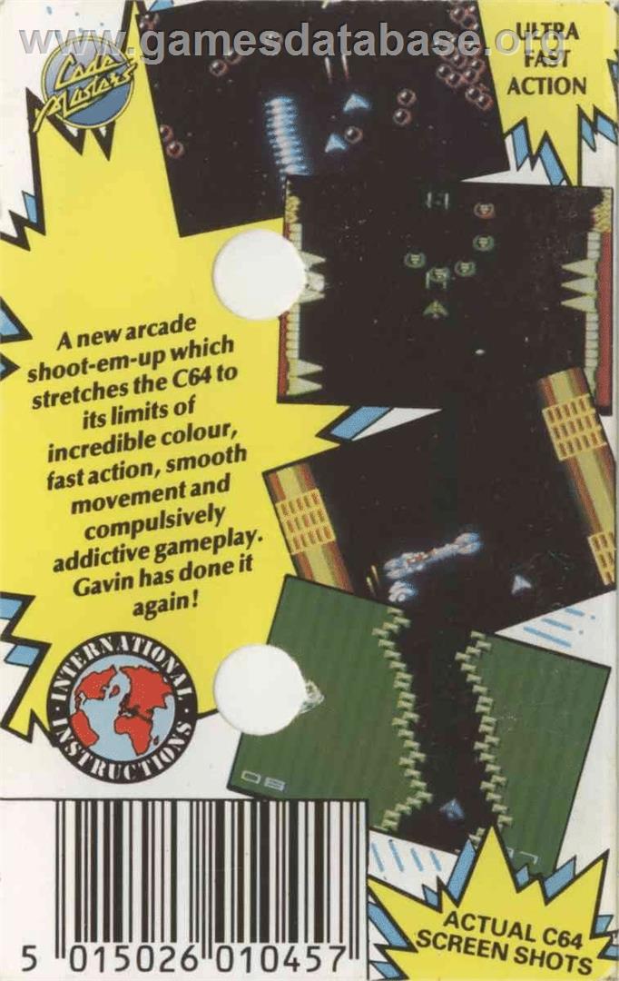 Lazer-force - Commodore 64 - Artwork - Box Back