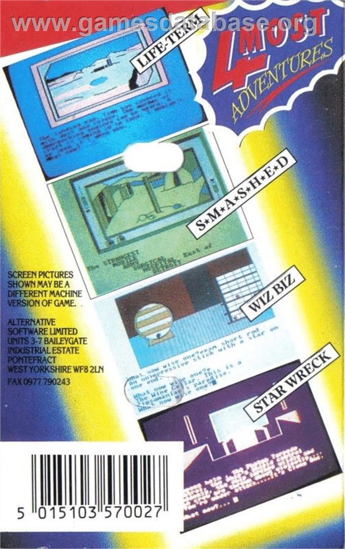 Life-Term - Commodore 64 - Artwork - Box Back