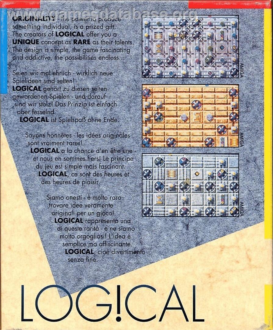 Log!cal - Commodore 64 - Artwork - Box Back