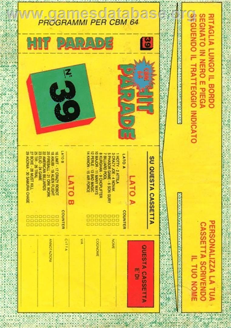 Mad Mission - Commodore 64 - Artwork - Box Back