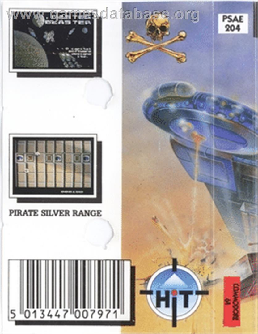 Master Blaster (Pirate Software) - Commodore 64 - Artwork - Box Back