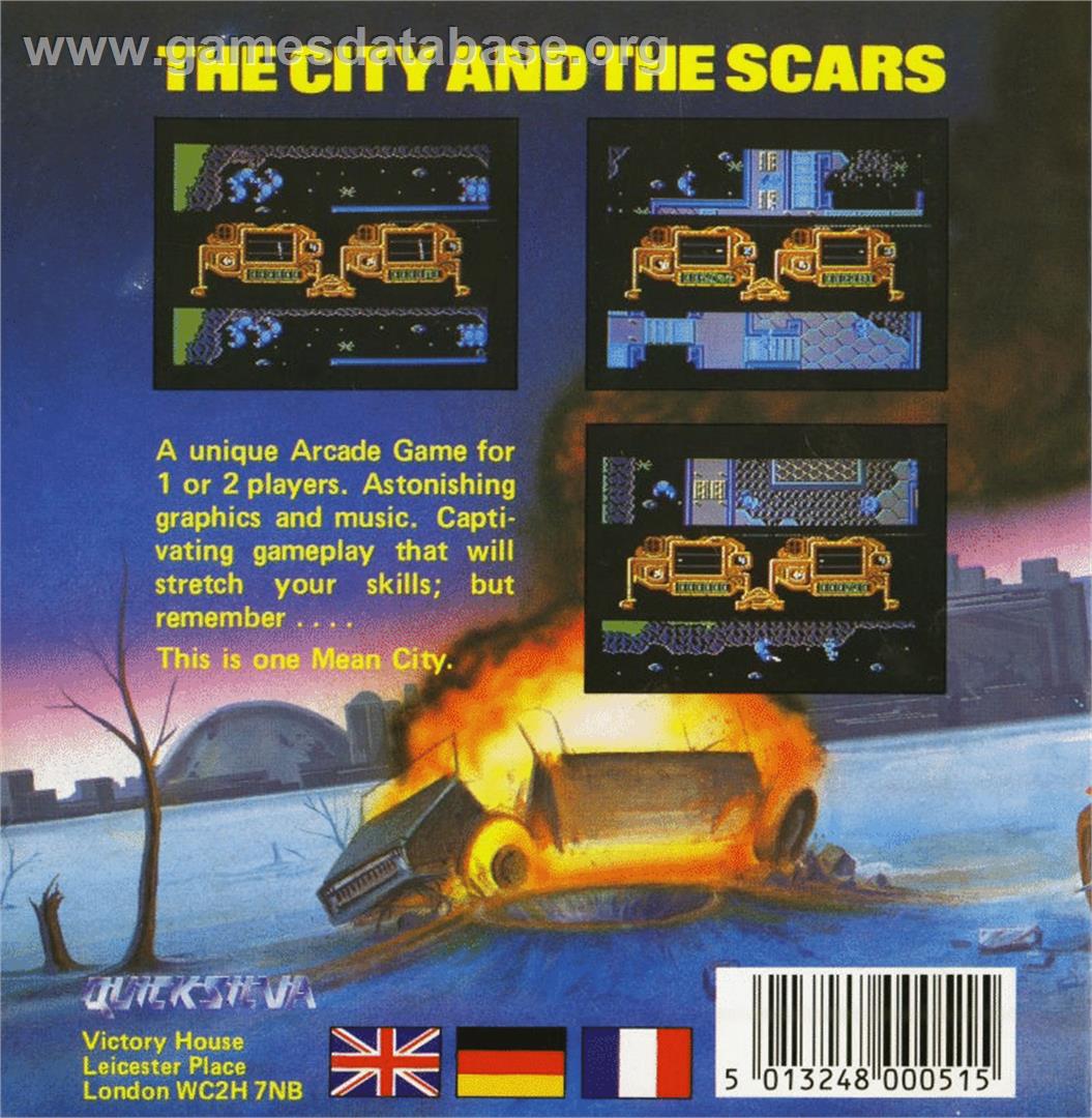 Mean City - Commodore 64 - Artwork - Box Back