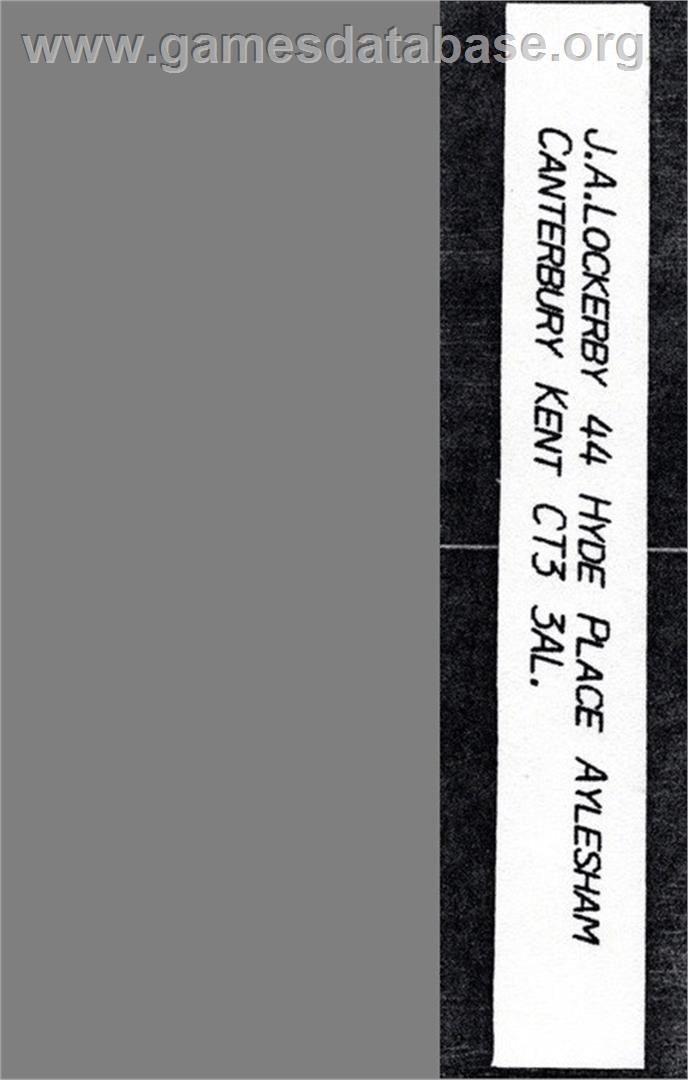 Miser - Commodore 64 - Artwork - Box Back