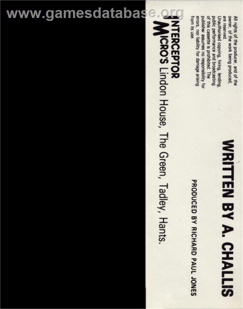Missile Command (CP Verlag) - Commodore 64 - Artwork - Box Back