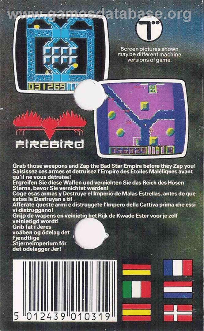 Mission Genocide - Commodore 64 - Artwork - Box Back