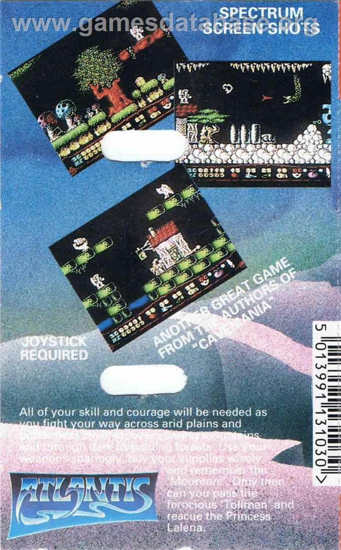Moontorc - Commodore 64 - Artwork - Box Back