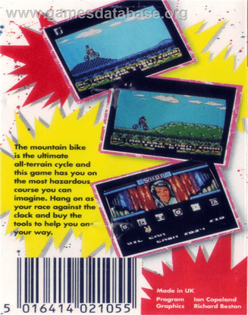 Mountain Bike Racer - Commodore 64 - Artwork - Box Back