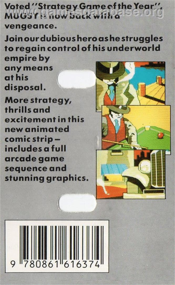 Mugsy's Revenge - Commodore 64 - Artwork - Box Back