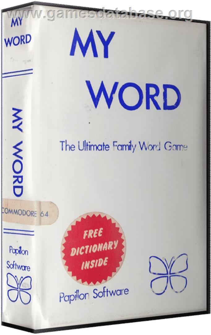 My Word - The Ultimate Family Word Game - Commodore 64 - Artwork - Box Back