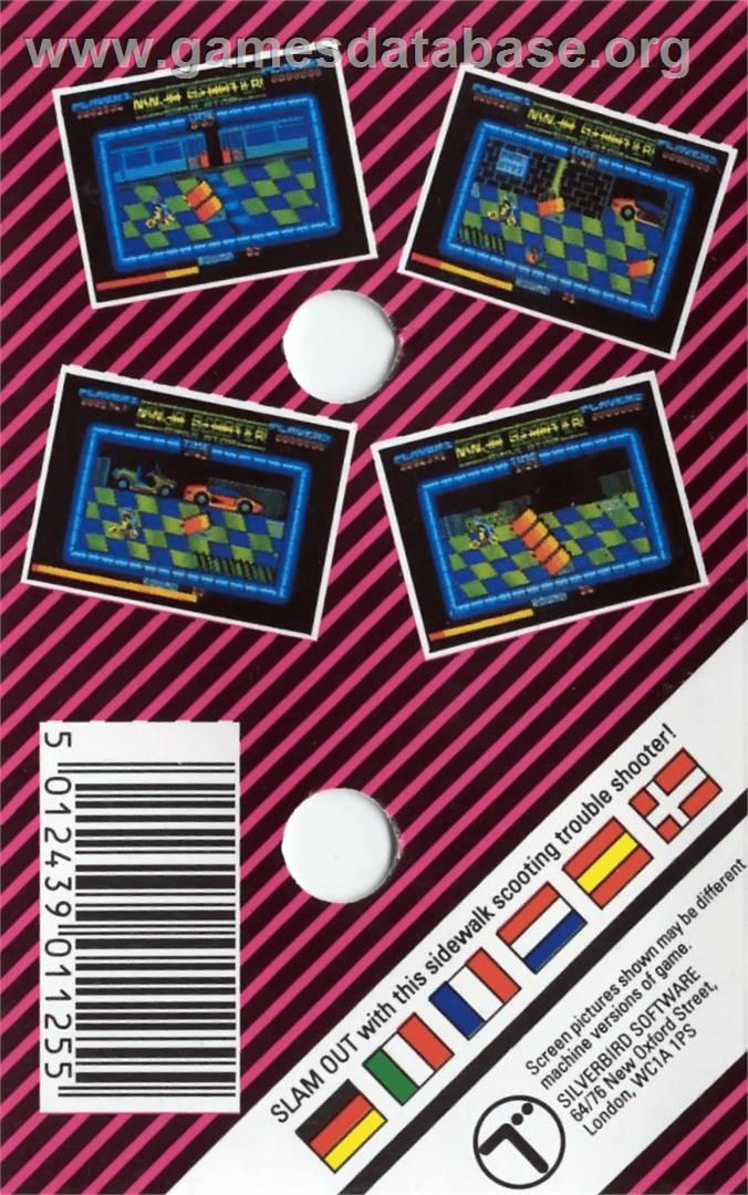 Ninja Scooter Simulator - Commodore 64 - Artwork - Box Back