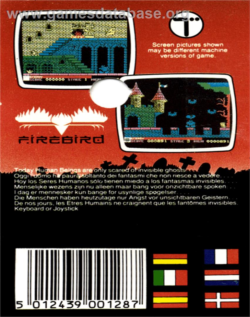 Olli & Lissa: The Ghost of Shilmore Castle - Commodore 64 - Artwork - Box Back