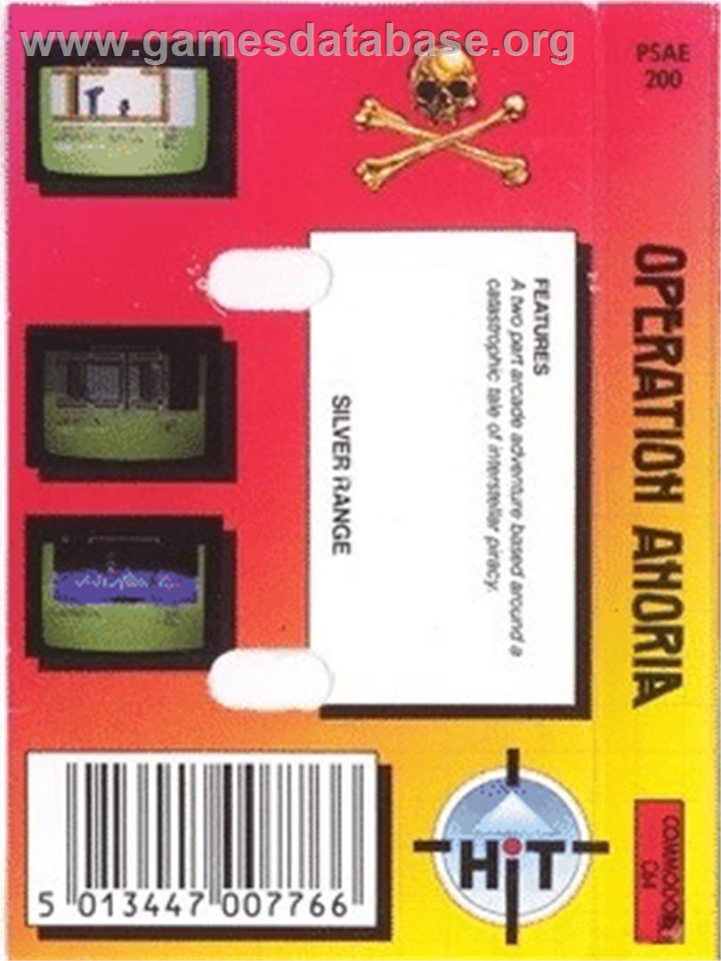 Operation Anoria - Commodore 64 - Artwork - Box Back