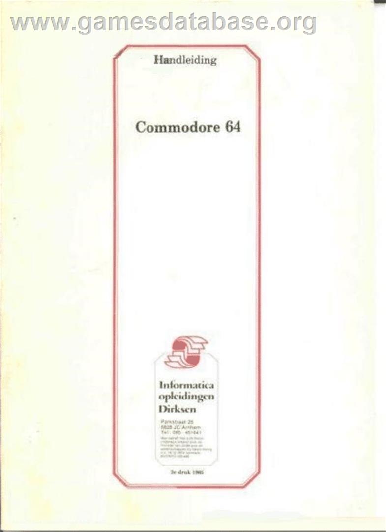 Pac-Man (PCW) - Commodore 64 - Artwork - Box Back