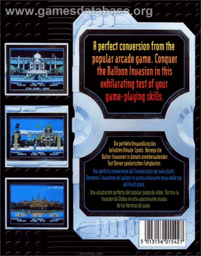 Pang - Commodore 64 - Artwork - Box Back