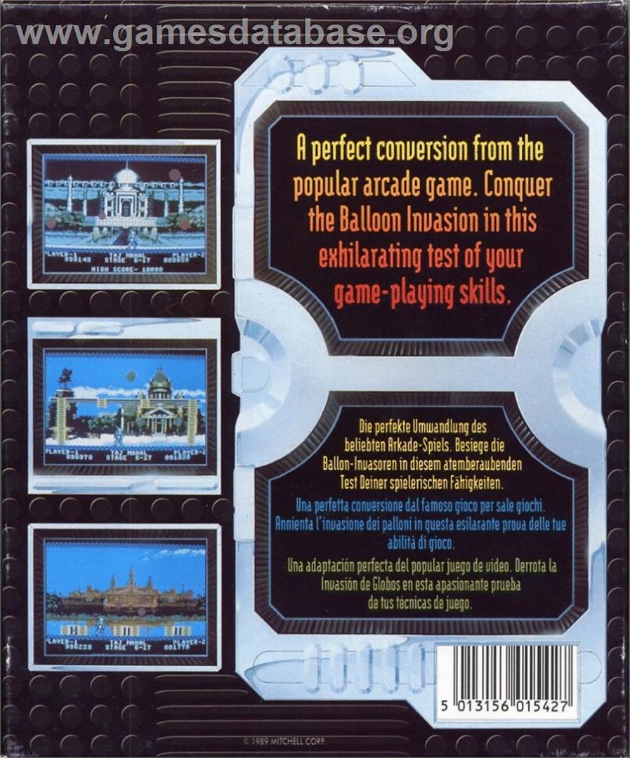 Pang - Commodore 64 - Artwork - Box Back
