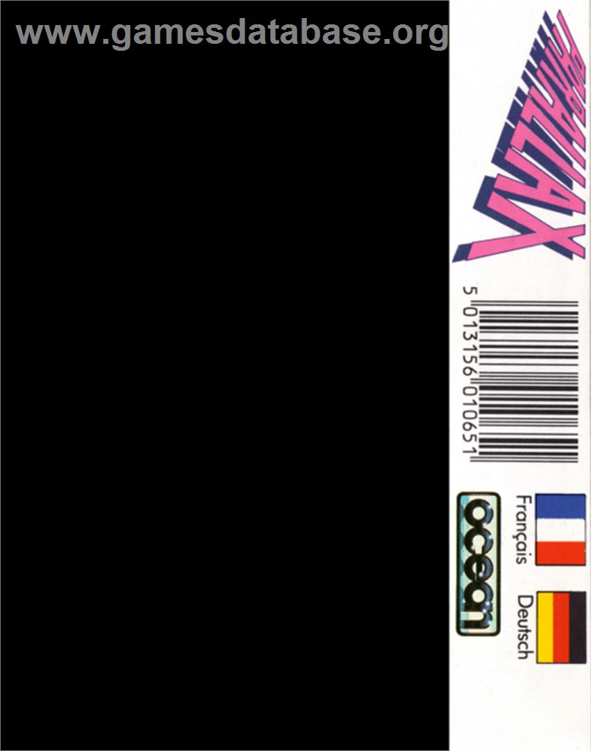 Parallax (London Software) - Commodore 64 - Artwork - Box Back